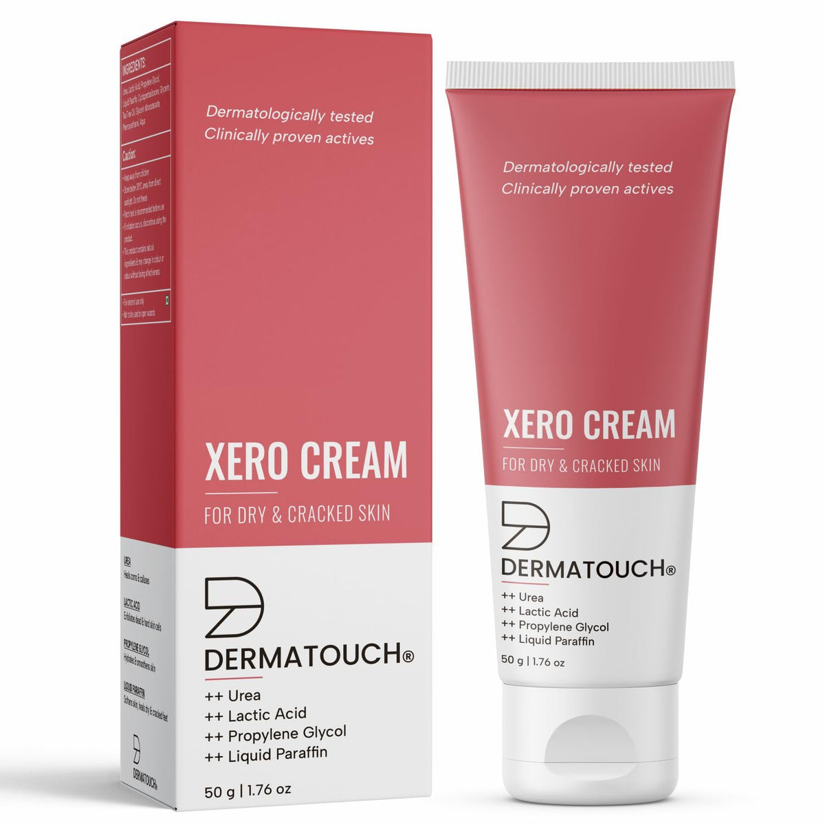 DERMATOUCH Xero Cream | Specially for Dry & Cracked Feet | Soothes & Moisturizes |For Corns & Calluses| For both Men & Women | 50G
