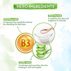 Mamaearth Rice Oil-Free Face Moisturizer for Oily Skin | With Rice Water & Niacinamide for Glass Skin | 24-Hour Hydration | Brightens Skin Tone | 80g