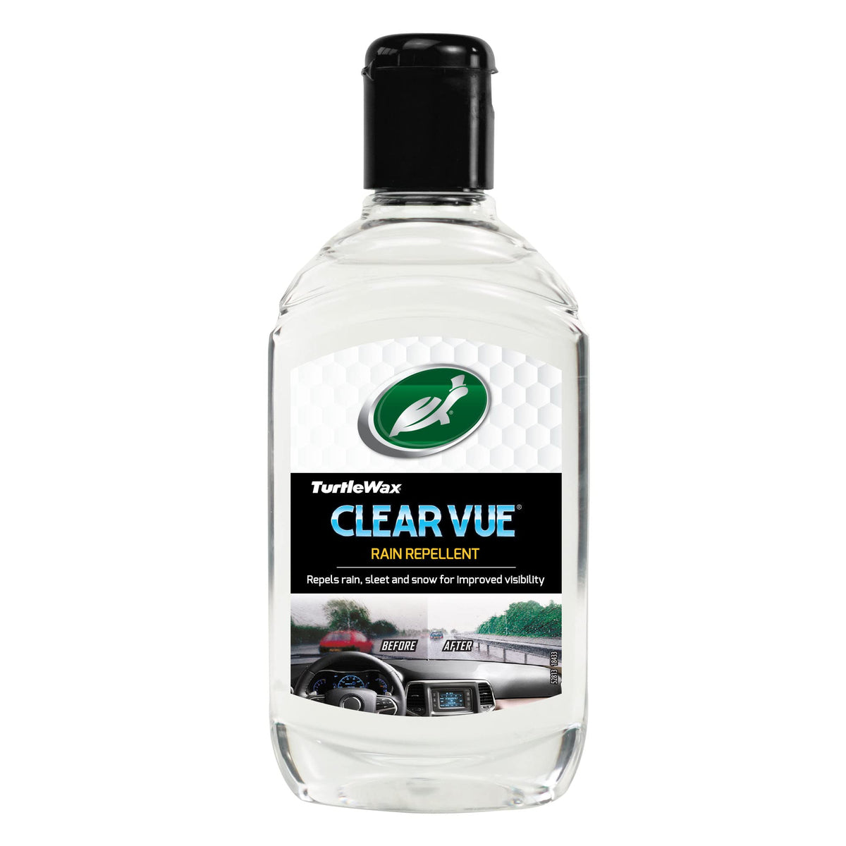 Turtle Wax Clearvue Car Rain Repellant, 300ml, Pack of 1, Improves Visibility in the Rain, Ideal for Monsoon Season for Exterior Glass Surface Including Motorbike Helmets