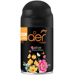 Godrej aer Matic Refill | Alive | 2200 Sprays Guaranteed | Lasts up to 60 days (225ml) - Drugstore from Godrej aer - Shop in Sri Lanka at Arcade.lk