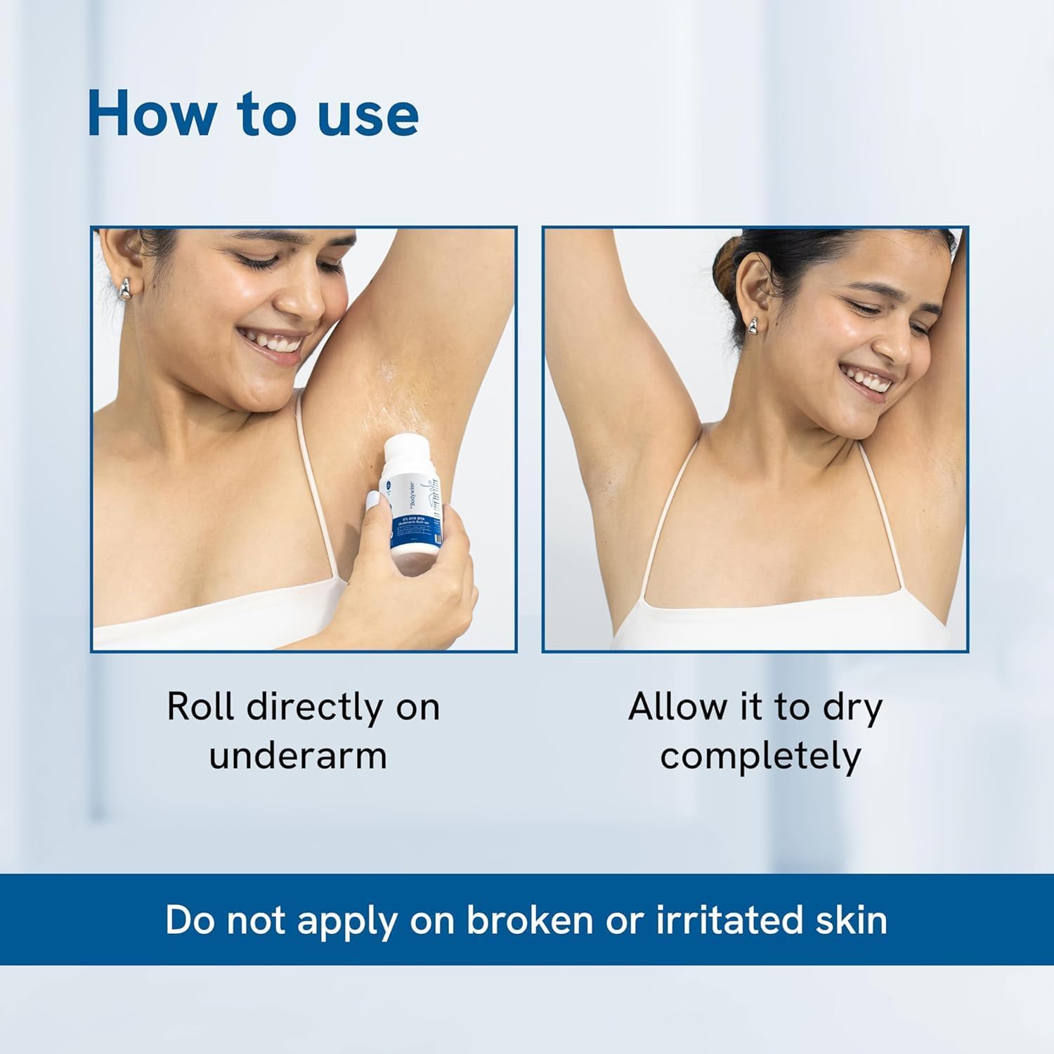 Be Bodywise 6% AHA BHA Underarm Roll On Deodorant | Flora Fragrance | With 1% Mandelic Acid, 4% Lactic Acid,1% Salicylic acid & Kojic Acid | Prevents Odour, Anti Pigmentation, Anti Bacteria | 50ml