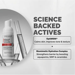 CHOSEN® Balanced Foaming Facewash| Paraben, Sulphate-Free | Gentle on Skin | Hydrating Face Cleanser with OptiMSM®| For Oily to Dry, Combination to Sensitive Skin - 50 ml