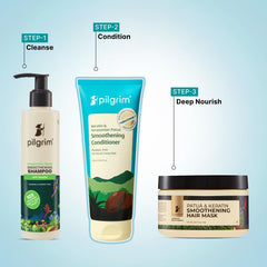 Pilgrim Amazonian Patuá & Keratin Hair Smoothing Conditioner-Unscented- For Dry & Frizzy Hair With Sacha Inchi|Hair Conditioner For Smooth & Silky Hair|Silicone Free|Women & Men|200ml