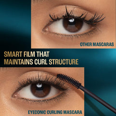 Lakme 9 to 5 Eyeconic Curling Mascara, Lightweight, Water-Resistant Mascara with Smart Curl Brush, Deep Black, 9 ml