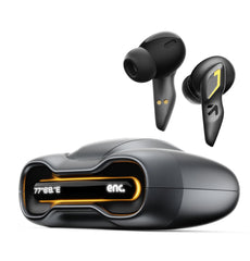 GOBOULT Astra Truly Wireless in Ear Earbuds with 48H Playtime, Built-in App Support, 45ms Low Latency Gaming, 4 Mics ENC, Breathing LEDs, 13mm Bass Drivers, TWS Ear Bud (Smoky Metal)