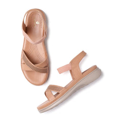 Marc Loire Women's Comfortable Slip on Casual Open Toe Flats Sandals