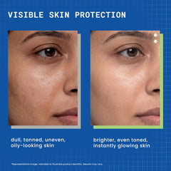 DERMDOC SPF 50 Ultra Violet Brightening Tinted Sunscreen with 4% Niacinamide, 100g | PA +++ | With Purple Tint | Evens Skin Tone | Lightweight | UVA & UVB Protection | Zero White Caste