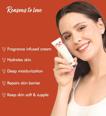 The Love Co Shades of Love Hand Cream | Hydrating, Quick-Absorbing, Non-Sticky & Lightweight | Heals and Smoothens Dry Hands and Cuticles - 30ml