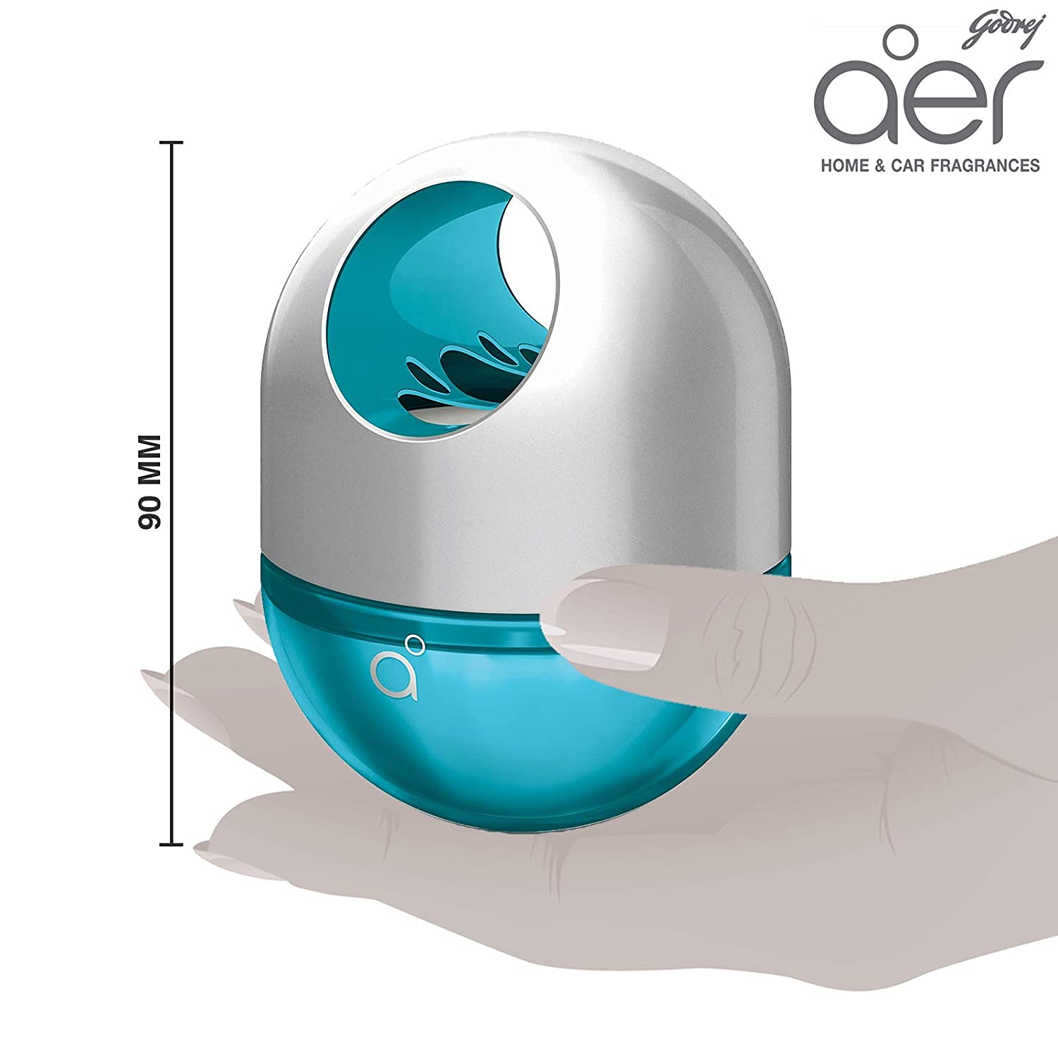 Godrej aer Twist, Car Air Freshener - Cool Surf Blue (45g)