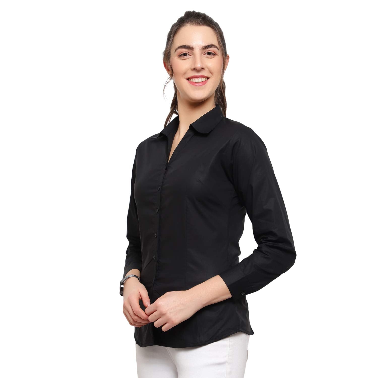 Blue Ronin Stylish Western Official Formal Shirts for Women Regular fit Shirts for Women