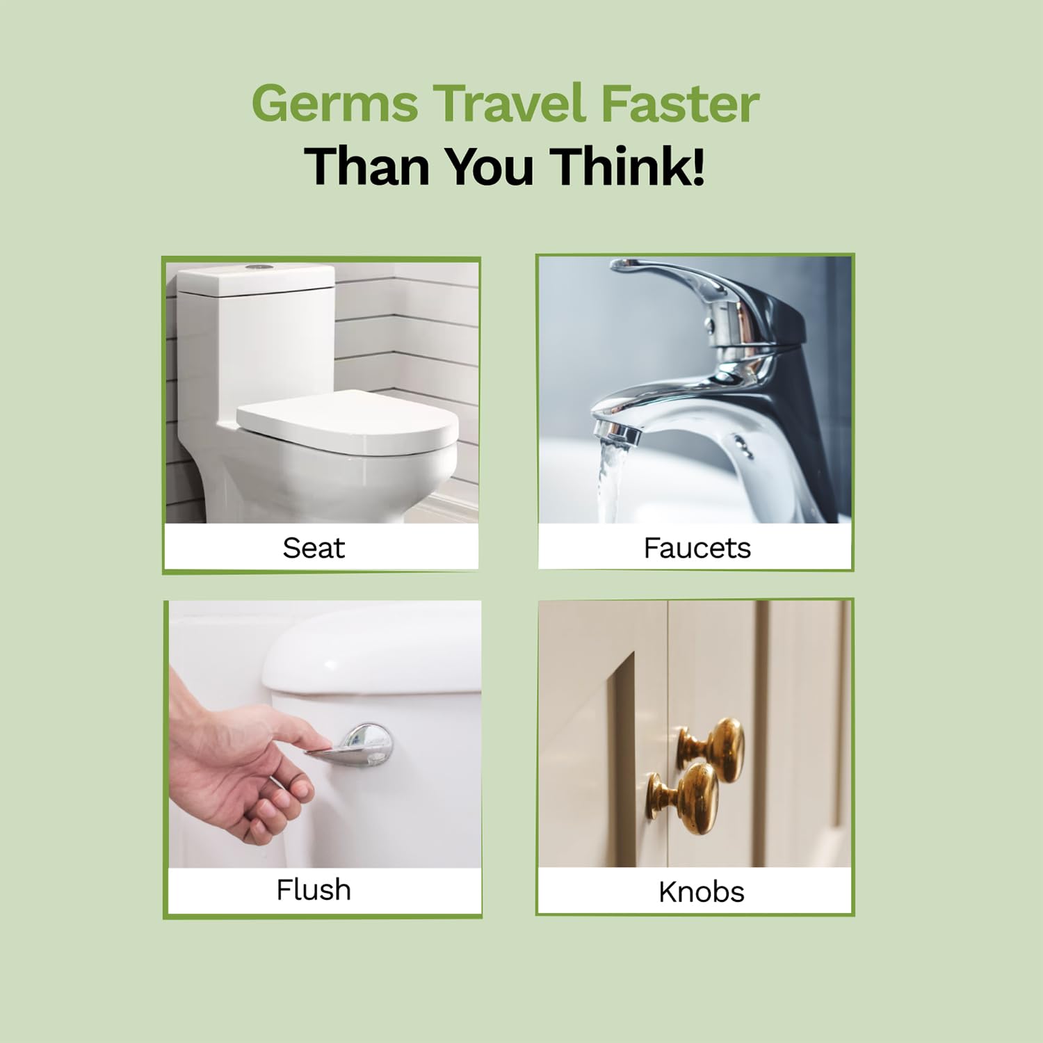 Pee Safe Toilet Seat Sanitizer Spray | Mint 50ml - Reduces Risk of UTI