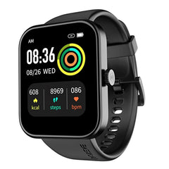 Noise ColorFit Pulse Grand Smart Watch with 1.69"(4.29cm) HD Display, 60 Sports Modes, 150 Watch Faces, Fast Charge, Spo2, Stress, Sleep, Heart Rate Monitoring & IP68 Waterproof (Jet Black) - Personal Computer from Noise - Shop in Sri Lanka at Arcade.lk