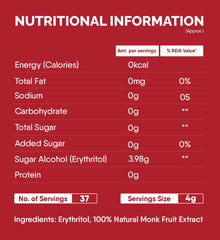 TruNativ Everyday Sweet| Natural 1:1 Sugar Replacer | Monk Fruit Extract | Natural Sweetener | Zero Calories - Zero Carb - Diabetic Friendly - Keto Friendly | Cook Bake Blend - No Aftertaste | 150g