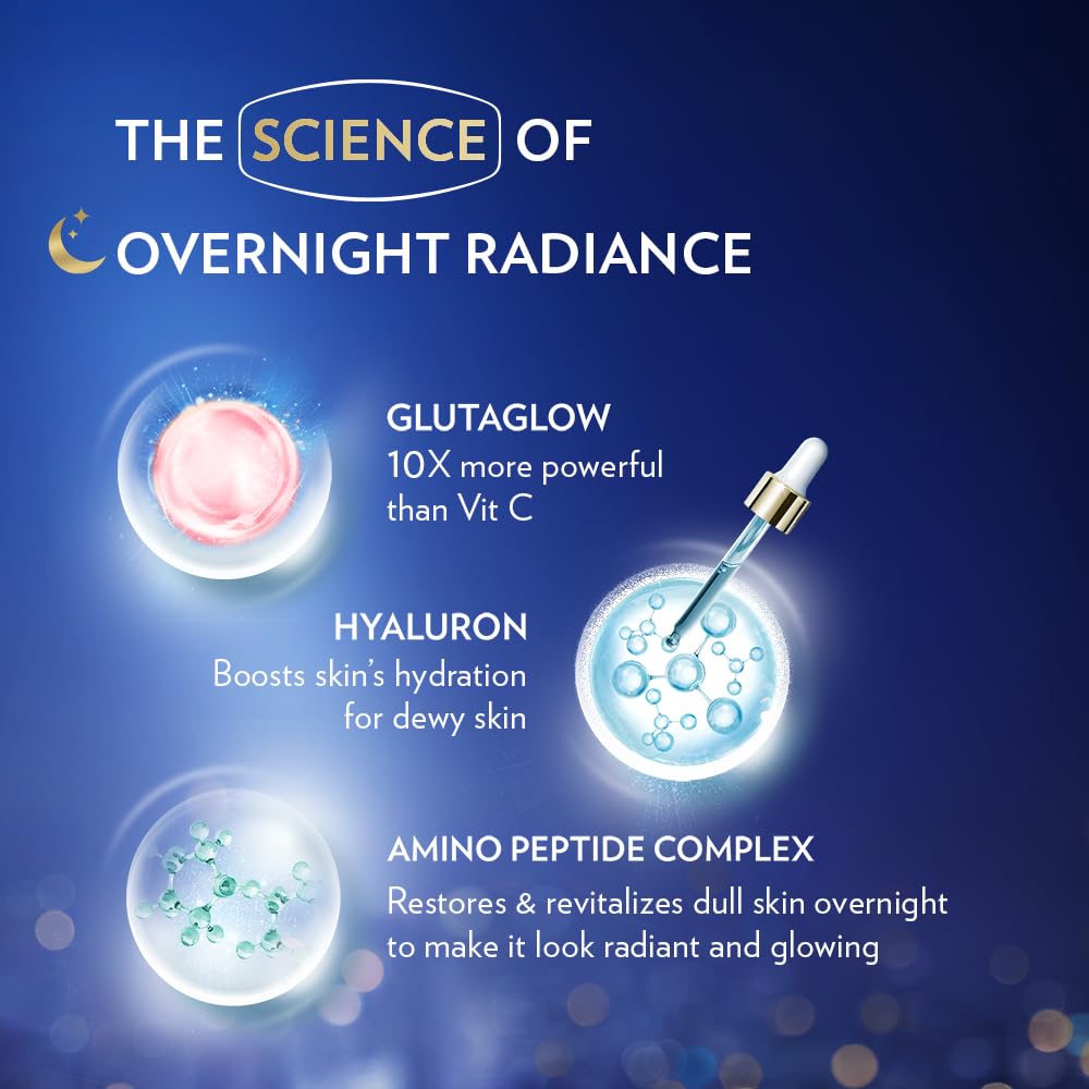 Vaseline Gluta-Hya Overnight Radiance, Serum-In-Lotion, Boosted With Amino Peptide, 200ml - Beauty from Vaseline - Shop in Sri Lanka at Arcade.lk