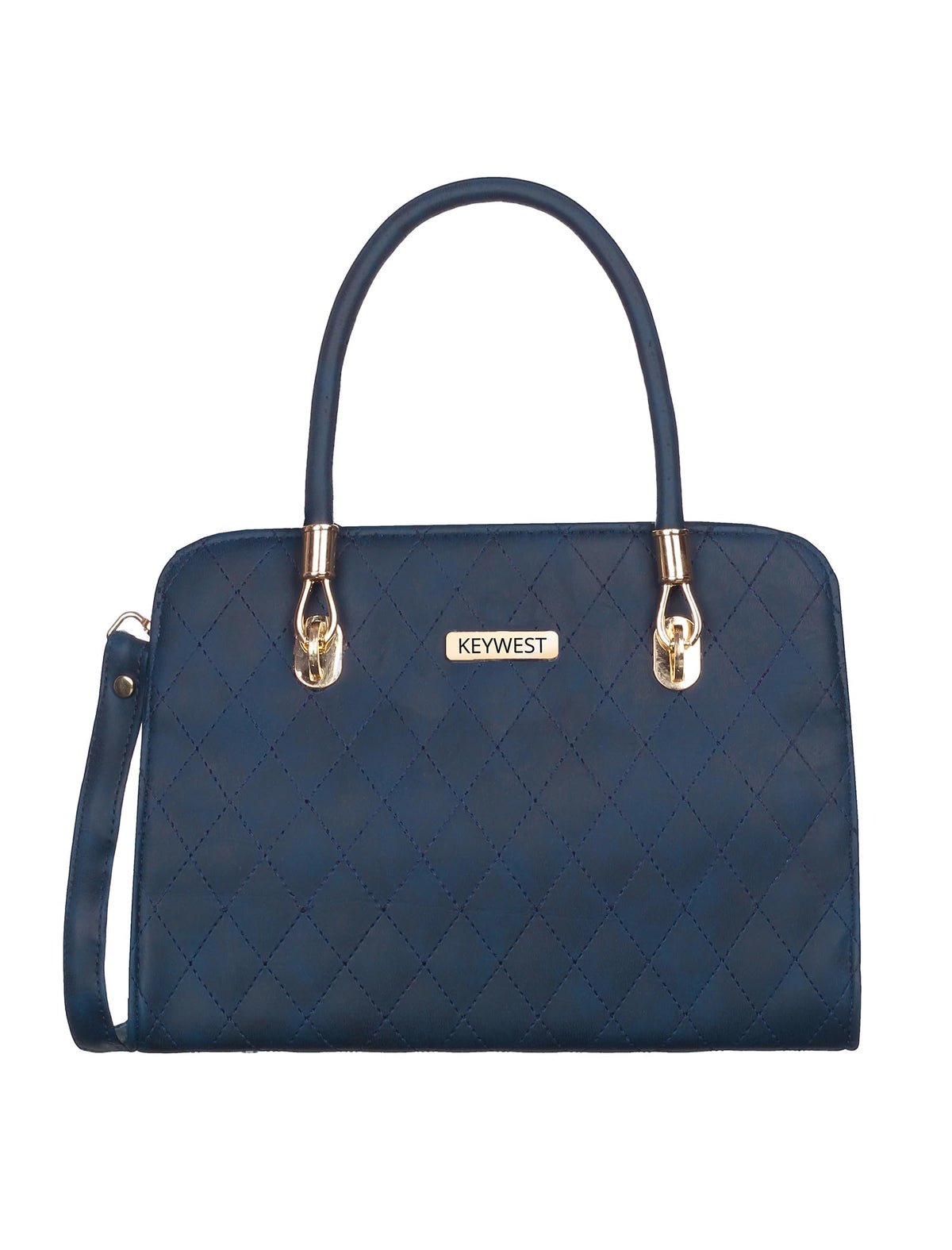 Keywest Women's Diamond Satchel Tote Handbag for Women | Ladies purse | Stylish Shoulder Bag | Gift For Woman | Blue