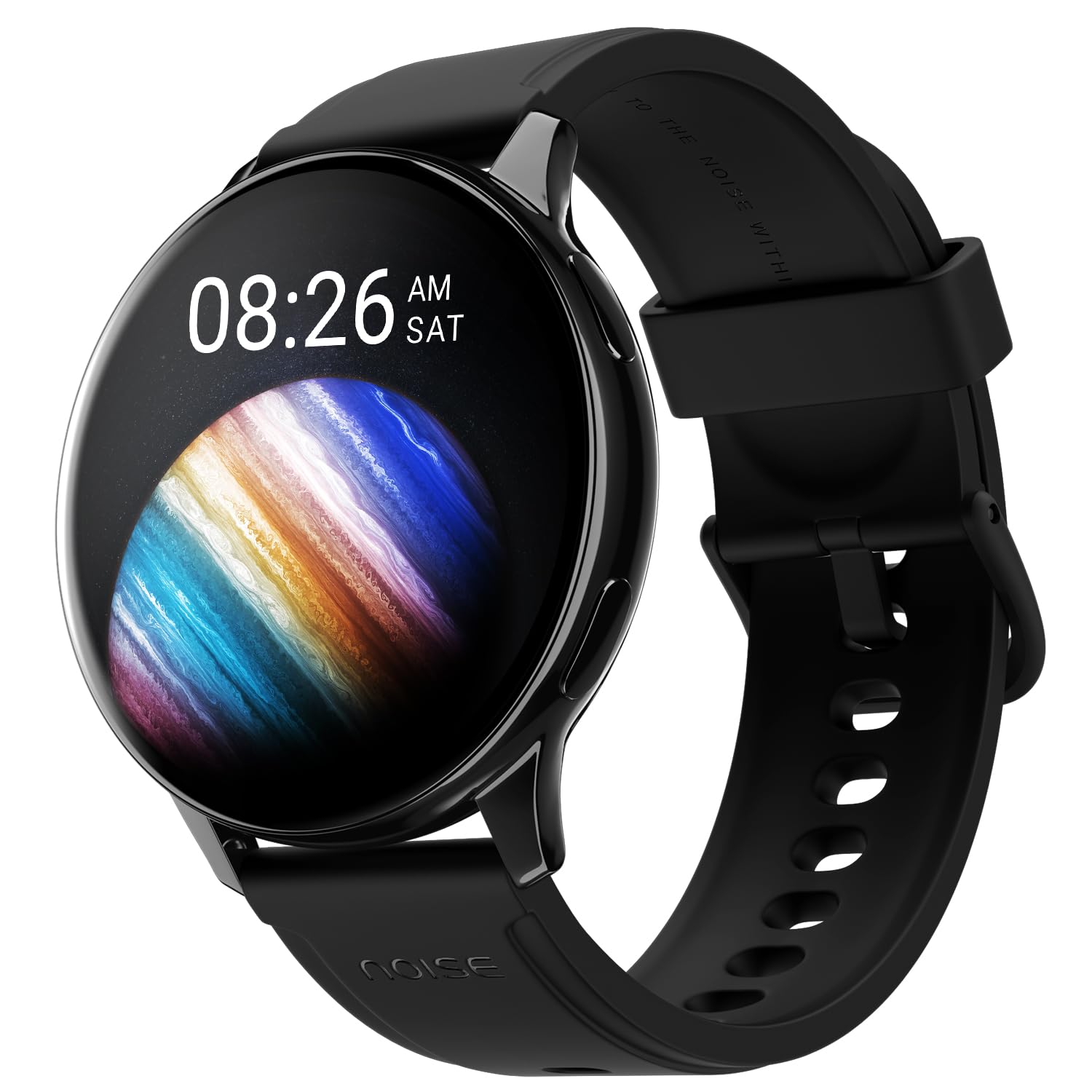Noise Vortex Plus 1.46" AMOLED Display, AoD, BT Calling, Sleek Metal Finish, 7 Days Battery Life, All New OS with 100+ Watch Faces & Health Suite (Black)