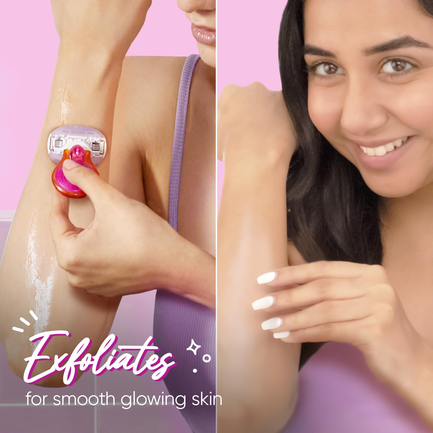 Gillette Venus Snap Hair Remover | Women Body Razor | Pack of 1 | Compact case| Soap Gel Bar With Avocado