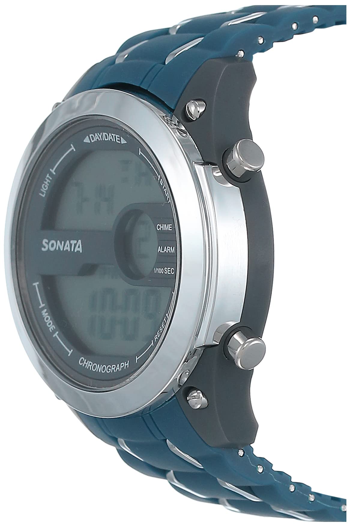 Sonata Superfibre Digital Grey Dial Men's Watch -NH77034PP03 - Watch from Sonata - Shop in Sri Lanka at Arcade.lk