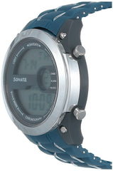SF Digital Dial Blue Navy Plastic Strap Watch for Men - NT77034PP03