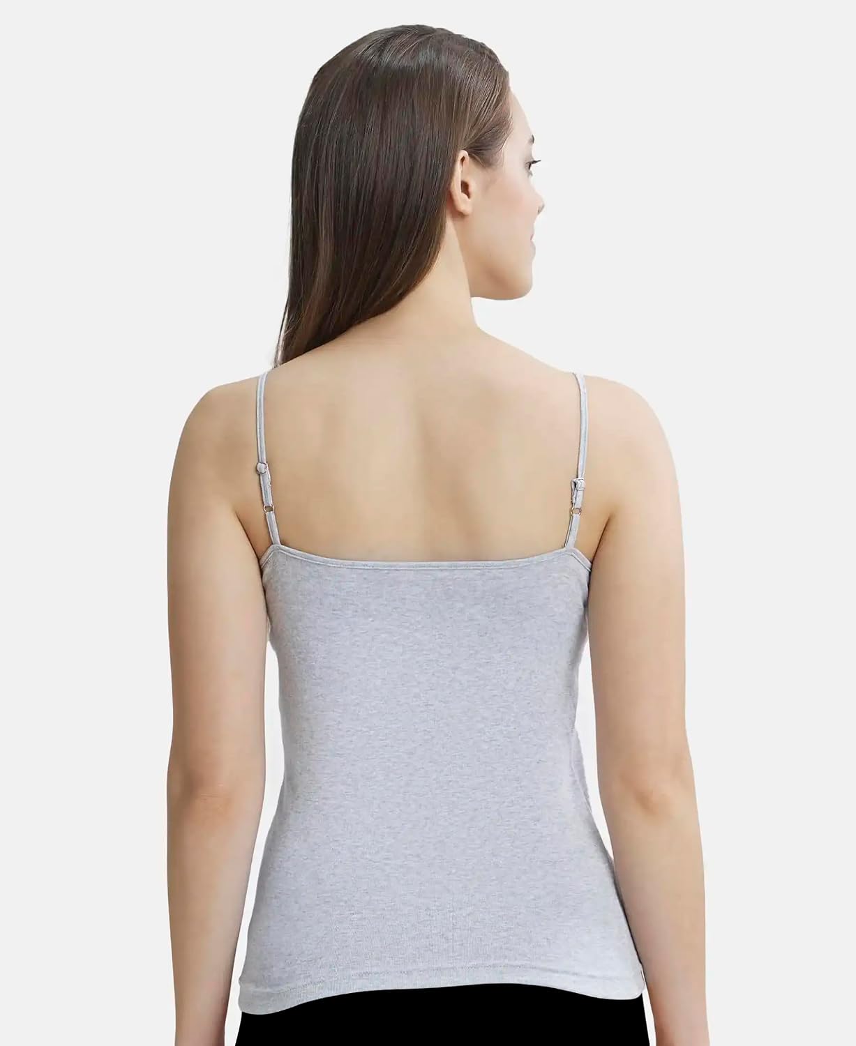 Jockey 1487 Women Super Combed Cotton Rib Camisole with Adjustable Straps