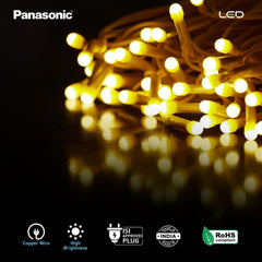 Panasonic Deco Fancy 10 Mtr LED String (Golden)