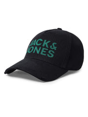 JACK & JONES Men's 100% Cotton JACLOGO COREBASEBALL Cap Black ONE