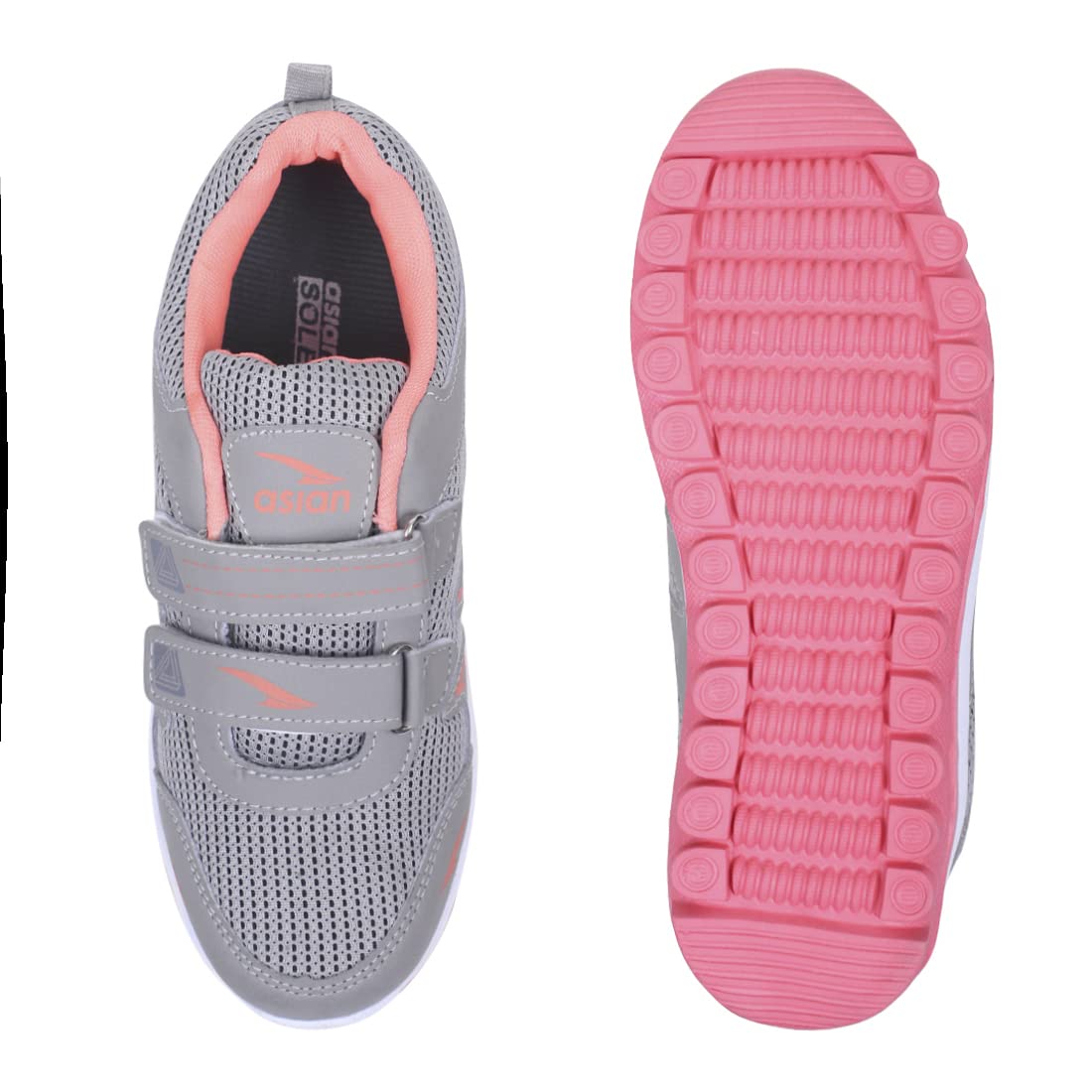 ASIAN Women's FASHION-02 Sports Running,Walking,Gym,Training,Casual Slip-On Lightweight Shoes for Women's & Girl's Pink, 8 UK