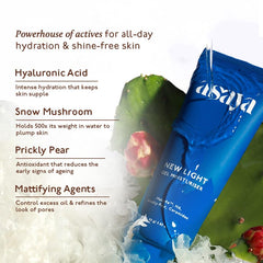 Asaya New Light Gel Face Moisturiser for Oily Skin with MelaMe™ to Visibly Fade Dark Spots| Reduces Dark Spots in 14 Days | Hyaluronic Acid & Ceramides | 80gm | Glammy.lk