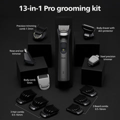 Philips All-In-One Men's Trimmer | Pro Beardsense Technology | 14-In-1 Modern Man Kit -Face,Body & Private Parts | 1 Year Warranty I 120Min Runtime | Includes Premium Toiletry Bag (MG 7940 GRAY)