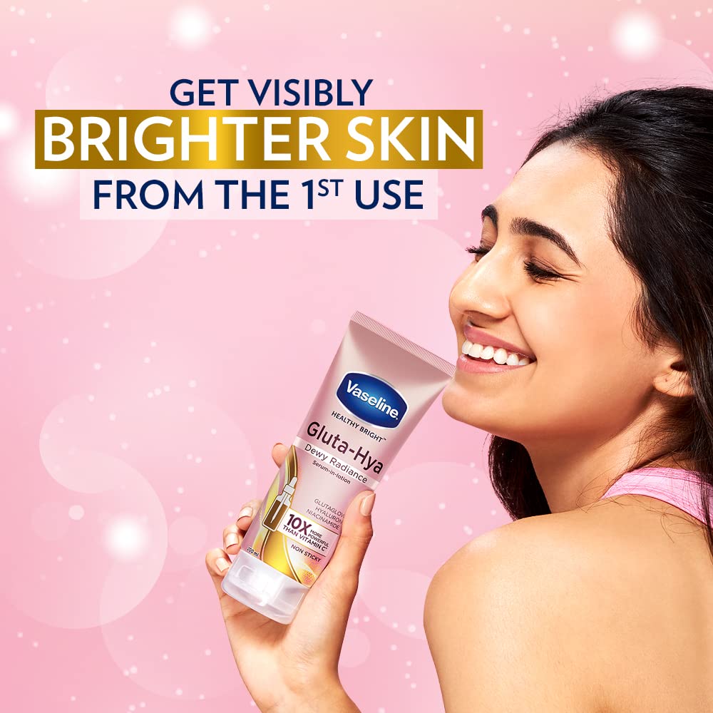 Vaseline Gluta-Hya Dewy Radiance, 200ml, Serum-In-Lotion, Boosted With GlutaGlow, for Visibly Brighter Skin from 1st Use - Beauty from Vaseline - Shop in Sri Lanka at Arcade.lk