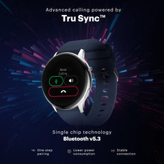 Noise Vortex Plus 1.46" AMOLED Display, AoD, BT Calling, Sleek Metal Finish, 7 Days Battery Life, All New OS with 100+ Watch Faces & Health Suite (Black)