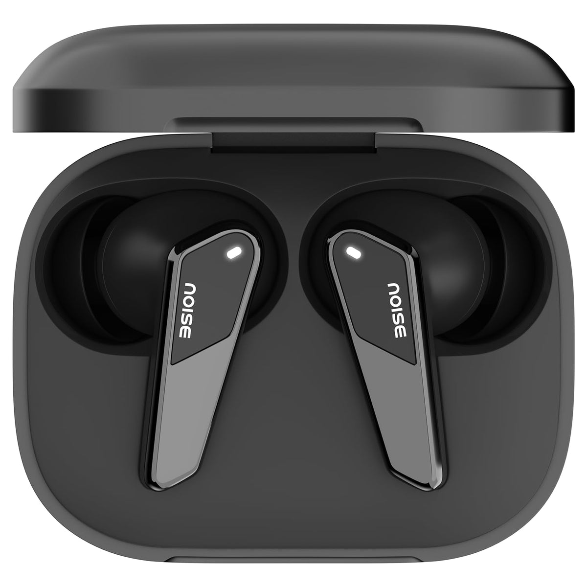 Noise Buds N1 Pro in-Ear Truly Wireless Earbuds with Metallic Finish, ANC(Upto 30dB), 60H of Playtime, Dual Pairing, Instacharge(10 min=200 min), BT v5.3(Chrome Black)