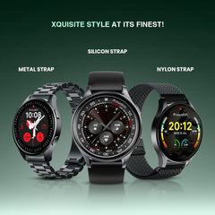 Prowatch Newly Launched Xtreme with Enhanced Fitness Features - 1.43" AMOLED AOD Display | Inbuilt GPS, Altimeter, Barometer & Compass | Body Energy Features| Corning Gorilla Glass 3 (Silicone)