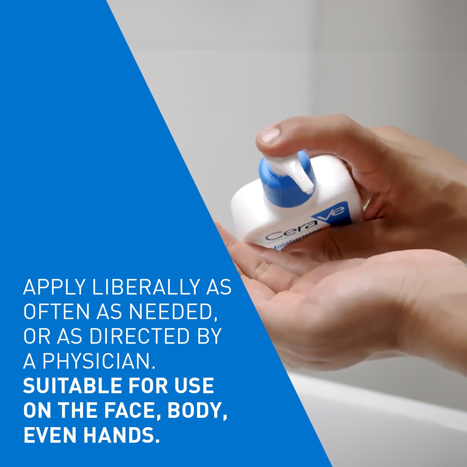 CeraVe Moisturizing Lotion For Normal to Dry Skin (473ml) - Formulated With 3 Essential Ceramides And Hyaluronic Acid | Non-Comedogenic, Oil Free And Fragrance-Free Body Lotion