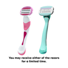 LetsShave Evior 6 Shaving Razor for Women | Mid-Flex Blades & Dual Moisture Bar infused with Aloe vera & Avacado | Smooth & Safe | Full-Body Hair Removal - Bikini, Arms, Legs & Sensitive Areas
