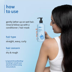 Plum Coconut Milk & Peptides Strength & Shine Shampoo | 22X Smoother Hair | With Coconut Milk & Pea Peptide | Smoothening & Strengthening | Paraben-Free, 100% Vegan, 250ml