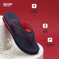DOCTOR EXTRA SOFT Care Diabetic Orthopedic Pregnancy Flat Super Comfort Dr Flipflops and House Slippers For Women and Girs