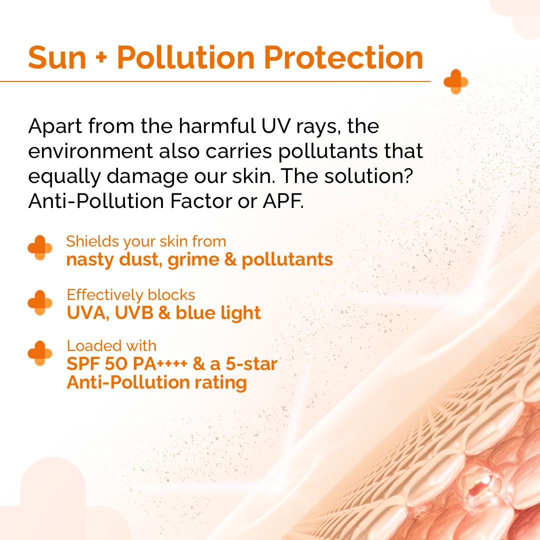 The Derma Co 1% Hyaluronic Sunscreen Aqua Gel SPF 50 PA++++ | Hyaluronic Acid for Deep, Long Lasting Hydration | Ultra Lightweight Texture I Non-Greasy, No White Cast | Broad Spectrum Protection & Blue Light Protection | 50g