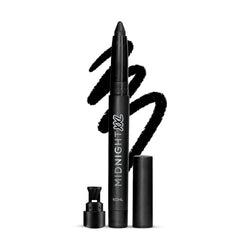 RENEE Midnight XXL Kajal | Black Kohl Pencil with Built-in Sharpener | Waterproof, Smudge-proof, 24Hr Long-Lasting | Ultra-Rich Pigment, Smooth Glide | 1.5g