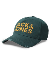 JACK & JONES Men's 100% Cotton JACLOGO COREBASEBALL Cap Forest Night ONE