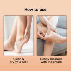 FURR 10% Urea & Natural AHAs Foot Cream | For Dry & Cracked Heels | 1% Salicylic Acid | Infused with Shea Butter, Tea Tree Oil, and Aloe Vera Extract | Deeply Hydrates, Repairs & Exfoliates | 75g