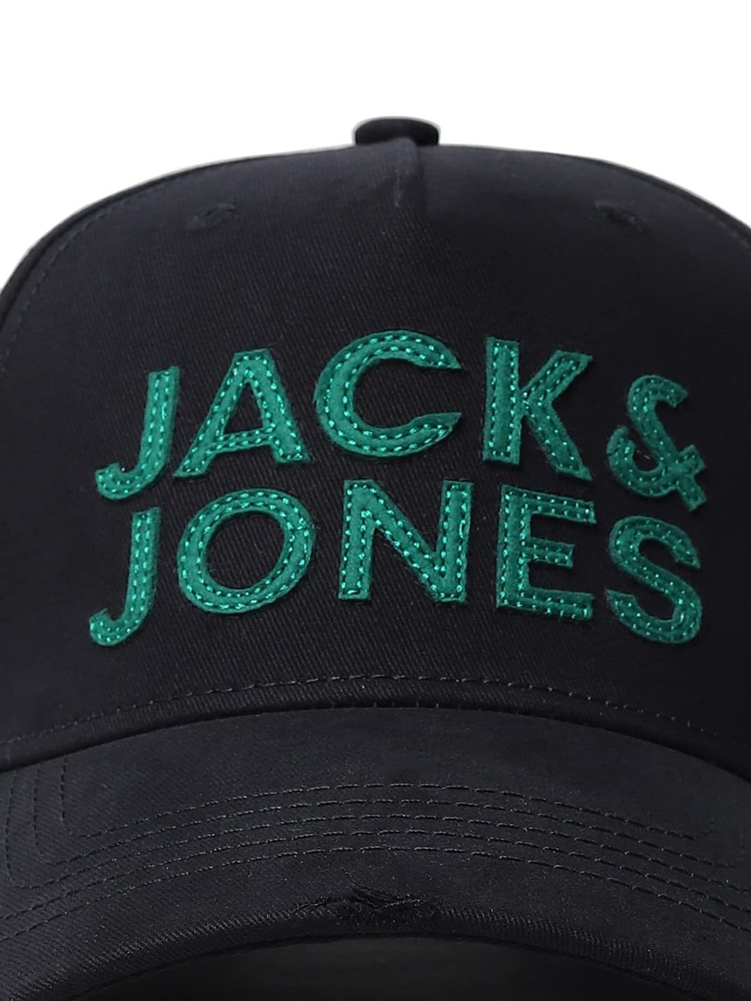 JACK & JONES Men's 100% Cotton JACLOGO COREBASEBALL Cap Black ONE