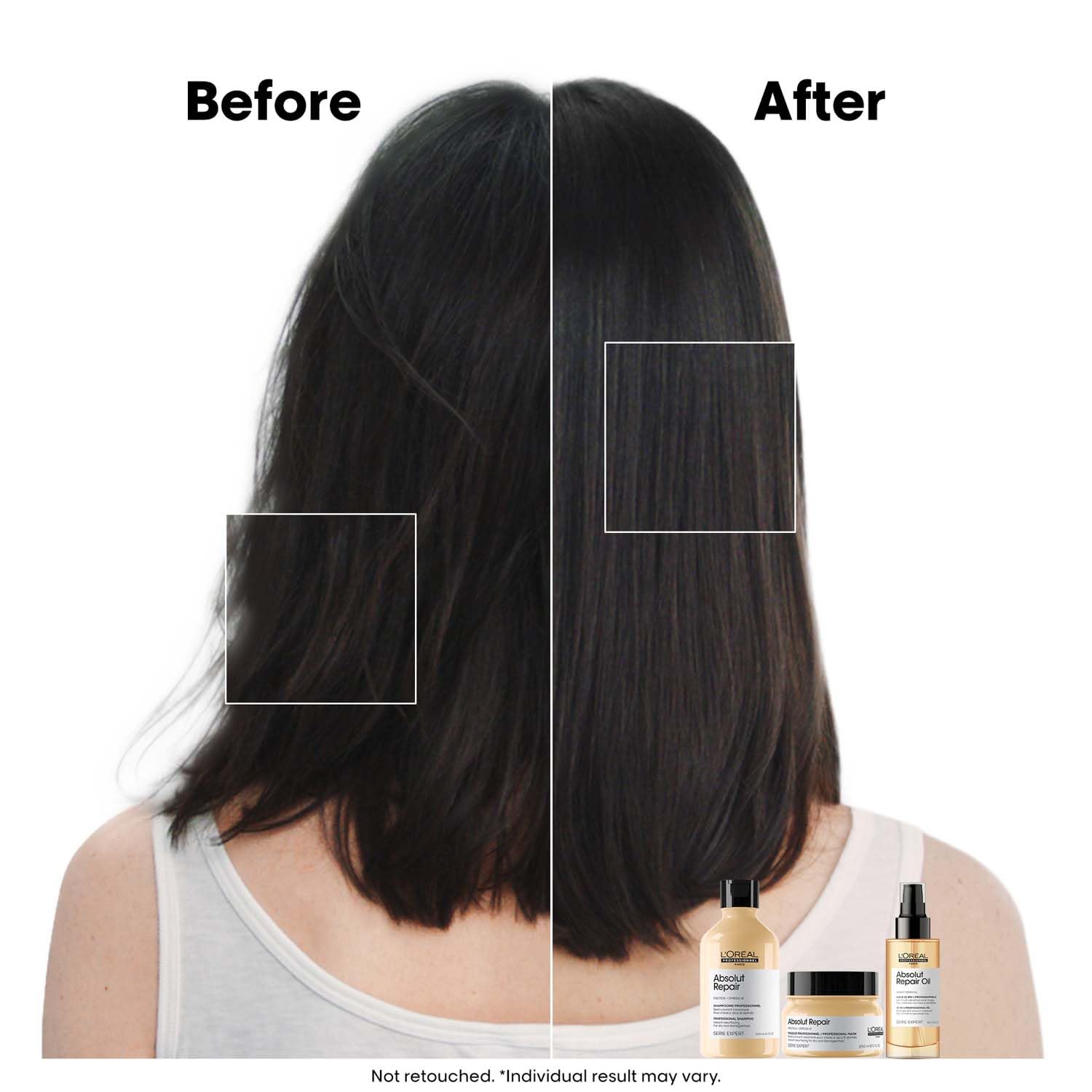 L'Oréal Professionnel Absolut Repair Mask for Dry & Damaged Hair - 250ml | Professional mask for Strengthening and Repairing Hair, With Protein & Omega-9, For Men & Women