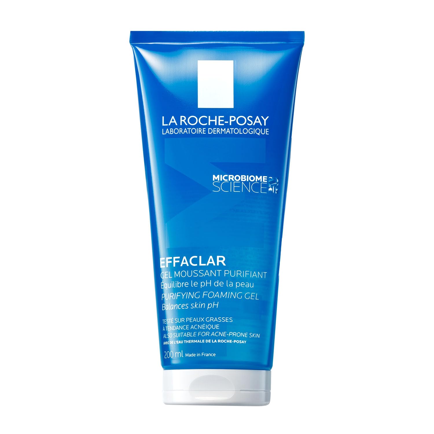 La Roche-Posay Effaclar Purifying Anti-Acne Gel Face Wash | Gentle Purifying Cleanser for Oily, Acne-Prone Skin with Zinc & Thermal Spring Water, 200 ml