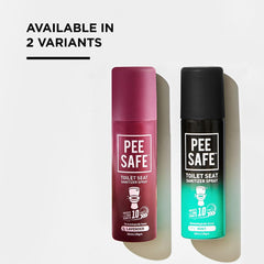 PEESAFE Toilet Seat Sanitizer Spray 50 Ml Mint | Reduces The Risk Of UTI & Other Infections | Protects From 99.9% Germs In 10 Seconds & Travel Friendly | Anti Odour, Deodorizer - Drugstore from PEESAFE - Shop in Sri Lanka at Arcade.lk