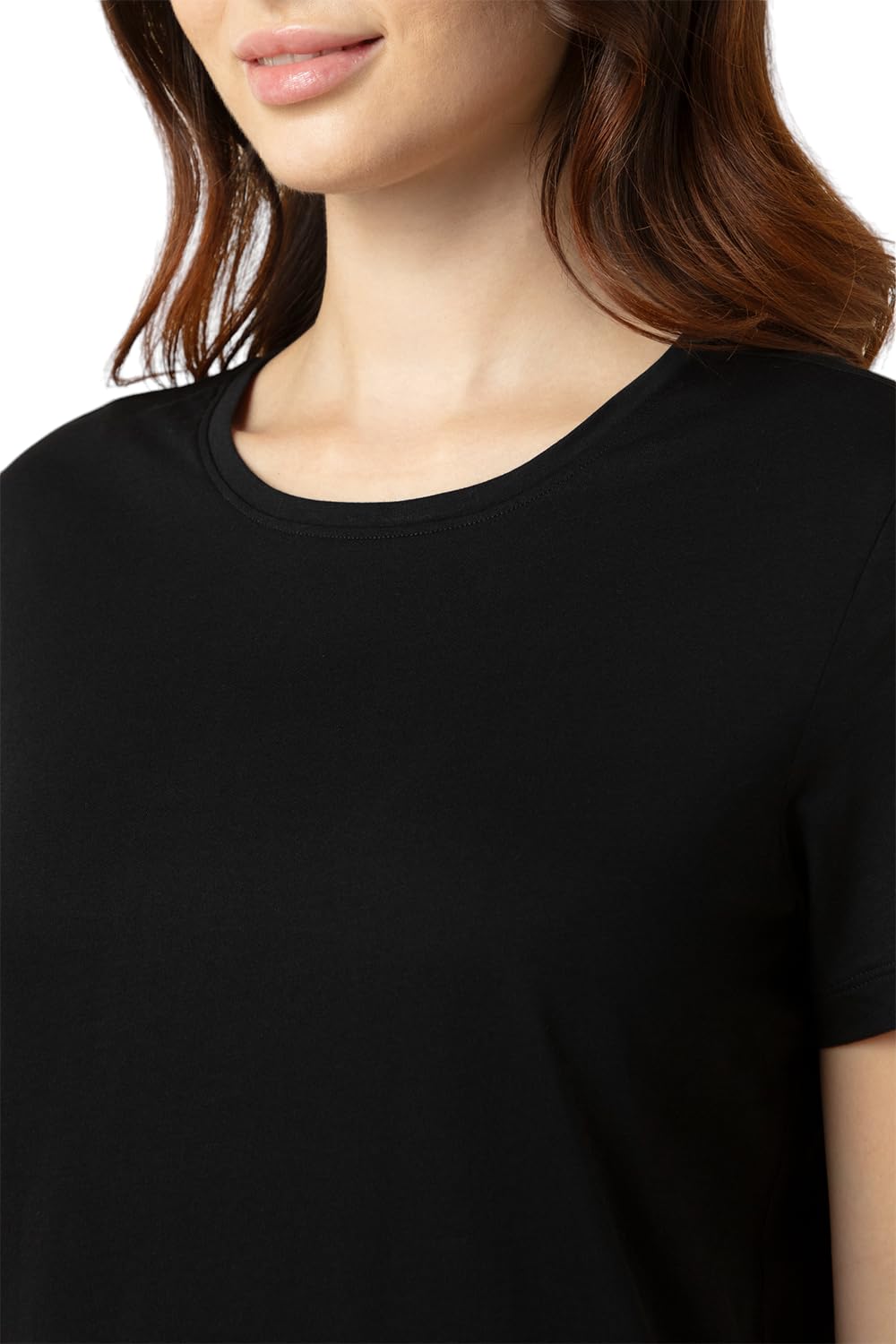 Van Heusen Women's Cotton Relaxed Fit Lounge T Shirt - Relax Fit, Round Neck, Short Sleeves