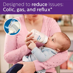 Philips Avent Anti-Colic Plastic Baby Feeding Bottle |125ml - Pack of 1 | Anti - Colic Value Reduces Colic and Discomfort | SCY100/10