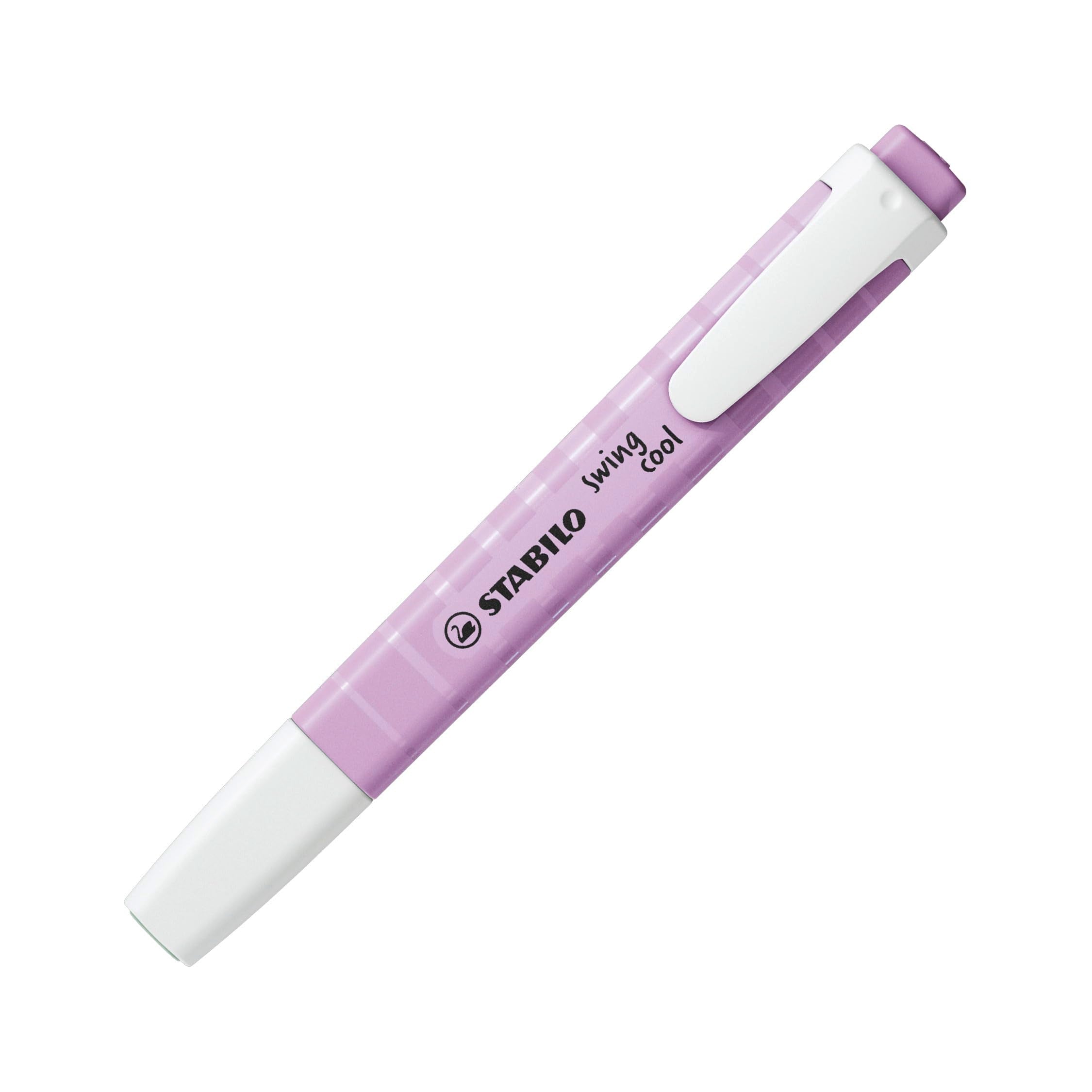 STABILO Swing Cool Highlighter Pen Pastel - Pack of 4 (Assorted Colours)