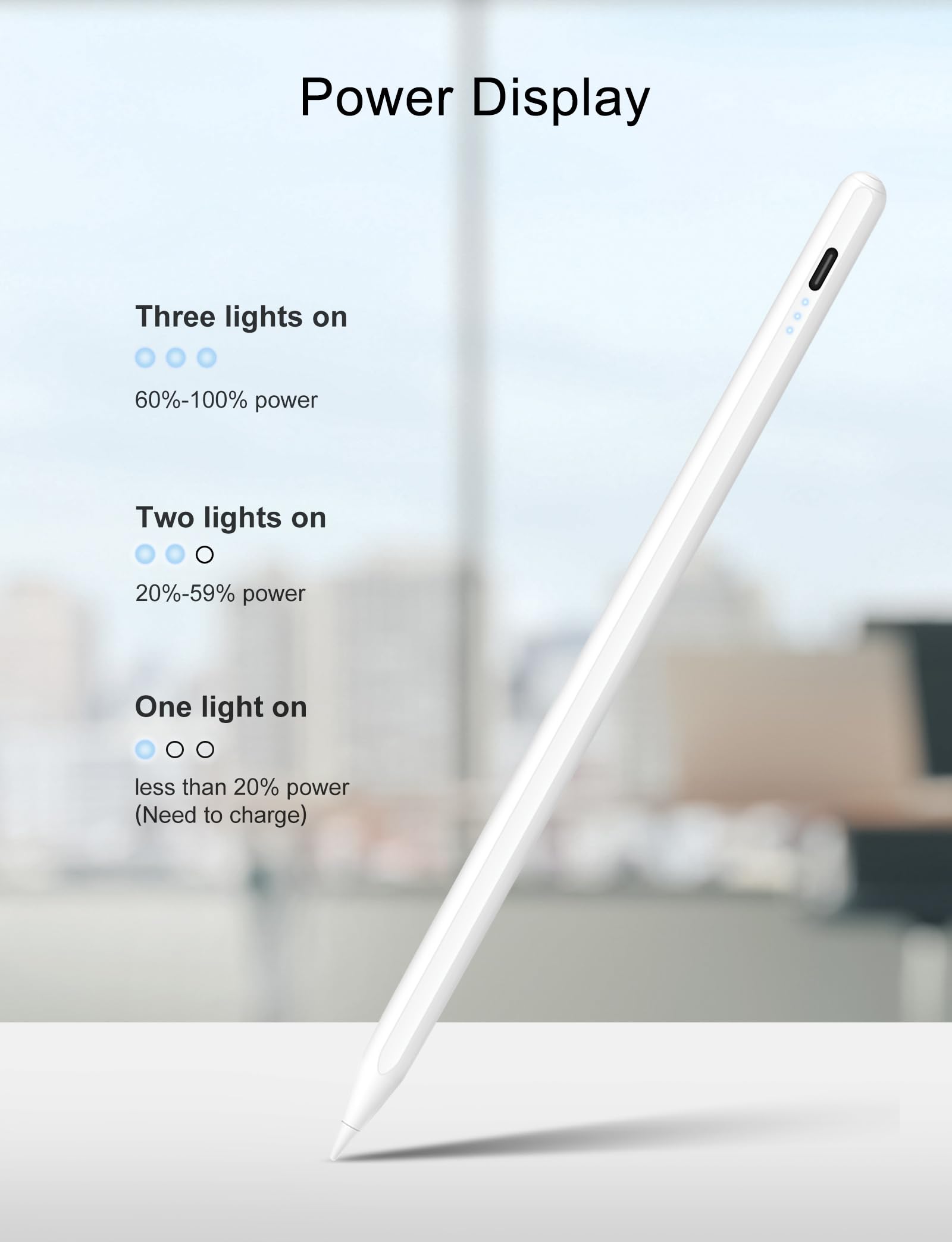 DIGIROOT iPad Pencil, 13 Mins Fast Charge Stylus Pen for iPad with Palm Rejection for 2018-2025 iPad Air 3/4/5/M2/M3, iPad Mini 5/6, iPad 6/7/8/9/10/11, iPad Pro 11",12.9"&M4