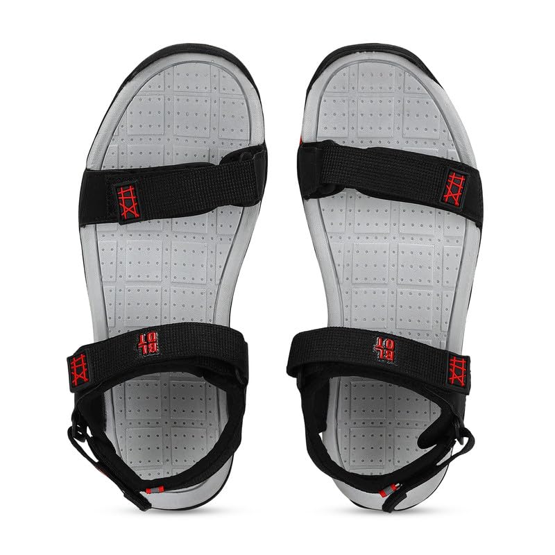 Paragon K1407G Stylish Velcro Sandals for Men | Durable, Comfortable & Lightweight Sandals with Cushioned Soles | Easily Washable | Ideal for Outdoor Use